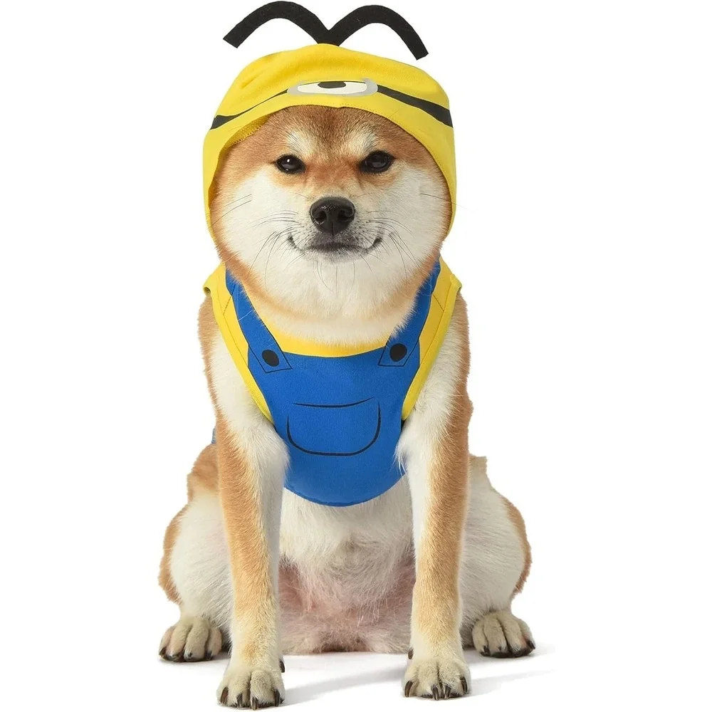Minion Despicable Me Fancy Dress‎ Up Halloween Pet Dog Cat Costume Small